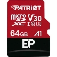 Abbildung von Patriot Memory PEF64GEP31MCX 64 GB EP A1 V30 microSD Karte SDXC für Android Handys und Tablets / 4K Videoaufnahmen