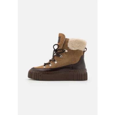 Abbildung von GANT Snowboot/Winterstiefel, Damen, Größe: 40, Taupe/dark brown Schuhe
