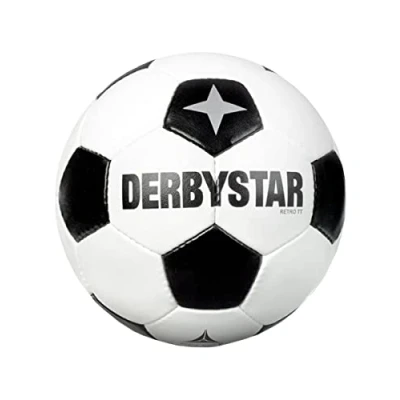 Abbildung von Derbystar Retro Tt V21 Fußball Weiss Schwarz 5
