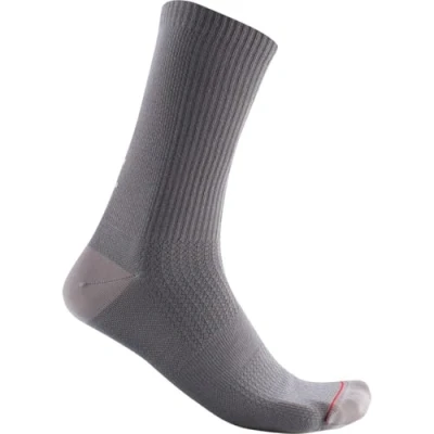 Abbildung von Castelli 4520540 BANDITO WOOL 18 SOCK Socks Unisex NICKEL GRAY XXL