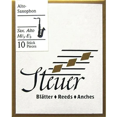 Abbildung von Steuer Blatt Alt Saxophon Traditionell 10er Packung Gr.3