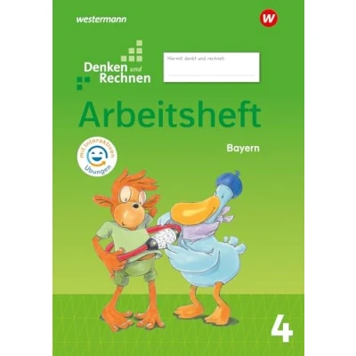 Abbildung von Denken und Rechnen Ausgabe 2021 für Grundschulen in Bayern: Arbeitsheft 4 mit interaktiven Übungen