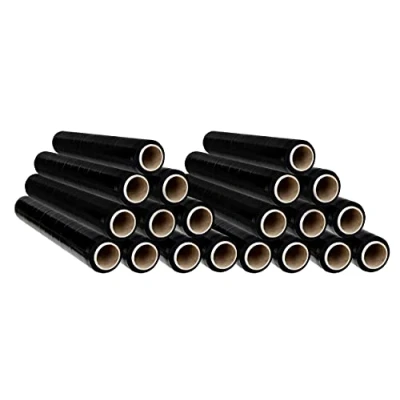 Abbildung von Film Rot zum Verpacken von 50 cm x 300 m Länge, elastische Folie, manuelle Verpackung (Schwarz, 20 Rollen)