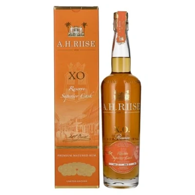 Abbildung von A.H. Riise X.O. Reserve Superior Cask Spirit Drink 40,00% 0,70 lt.