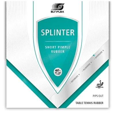 Abbildung von Sunflex Splinter Tischtennis Belag. 2.0mm Schwamm rot