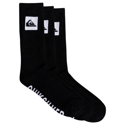 Abbildung von Quiksilver 3ERPACK Socken, Herren, Größe: One Size, Black