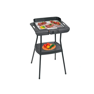 Abbildung von BOMANN Barbecuegrill BQS 2244 CB mit Standfuss, Grillfläche: 36 x 25 cm 2000 W schwarz