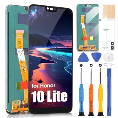 Abbildung von LCD Display für Huawei Honor 10 Lite/Honor 20 20i Bildschirm Touchscreen Digitizer Ersatzteile Reparatur mit Set (6,21 Zoll, Schwarz)