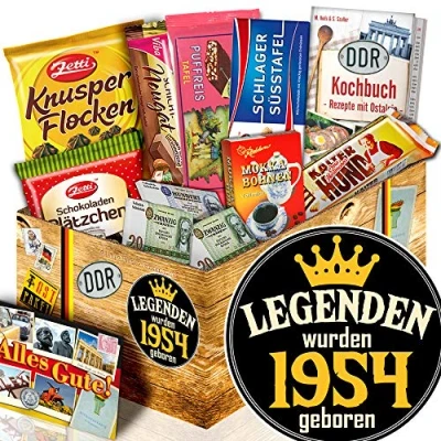 Abbildung von Legenden 1954 70. Geburtstag Geschenkeset DDR Schoko Geschenk