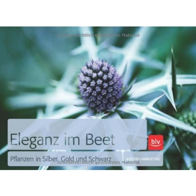 Abbildung von Eleganz im Beet: Pflanzen in Silber, Gold und Schwarz