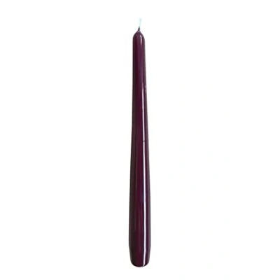 Abbildung von Gelackte Spitzkerzen Bordeaux 240 x Ø 23 mm, 12 Stück