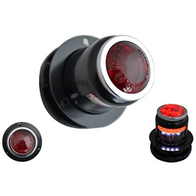 Abbildung von Motorrad LED Stop Rücklicht Cafe Racer Chopper E Markiert
