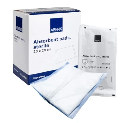 Abbildung von Saugkompesse 20x20cm Steril 25 St