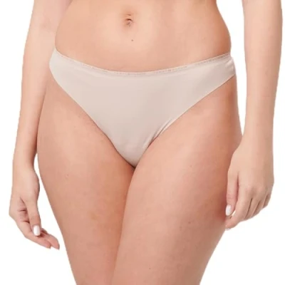 Abbildung von Tommy Hilfiger Essential Invisible Thong Beige X Large Damen