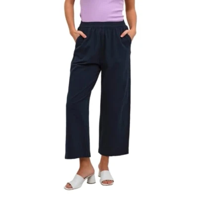Abbildung von Kaffe NAYA Culotte Pants Stoffhose, Damen, Größe: 40, Midnight marine