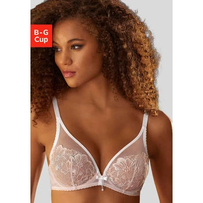 Abbildung von Lascana Bügel BH, Damen, Größe: 70B, Weiß caramel