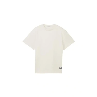 Abbildung von TOM TAILOR Jungen Kinder Oversized Basic T Shirt mit Rundhalsausschnitt,32257 greyish white, 152