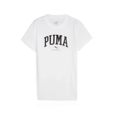 Abbildung von Puma Squad Graphic Tshirt print, Damen, Größe: XS, White