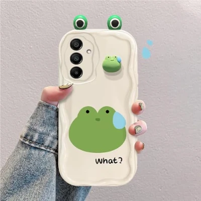 Abbildung von 3D Cartoon Hülle Kompatibel mit Samsung Galaxy S23 FE Süßes Stoßfestes und Stylisches Silikon Cover