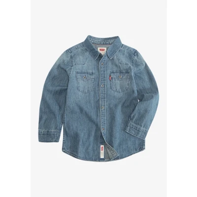 Abbildung von Levi&#039;s Barstow Western Hemd für Kinder, Größe: 98, Light blue denim