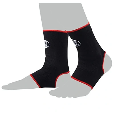 Abbildung von BAY Sports Fußbandage Knöchelbandage Fußgelenkbandage Sprunggelenk Paar Knöchel schwarz, Anatomische Passform