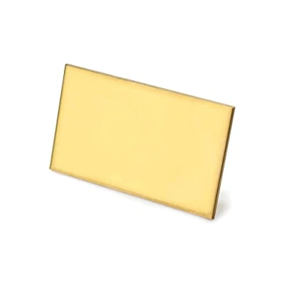 Abbildung von QWORK® H62 Messingblech Korrosionsbeständig (3 mm, 60mm x 100mm)