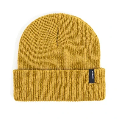 Abbildung von Brixton Men&#039;s Heist Beanie Skull Cap, Mustard, One Size
