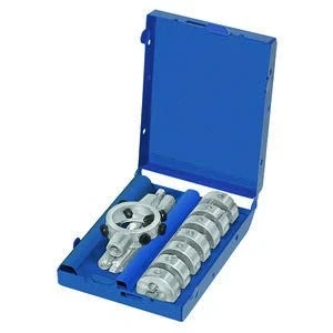 Abbildung von MATADOR Schneideisen M3 M12 Set 8 teilig Gewindeschneider für Außengewinde inkl. Schneideisenhalter Werkzeug Nr. 07659080