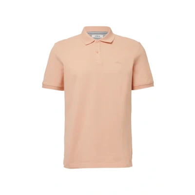 Abbildung von s.Oliver Poloshirt aus Baumwollpiqué Papaya XXL