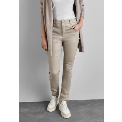 Abbildung von Street One SLIM FIT Stoffhose, Damen, Größe: 42x30, Beige