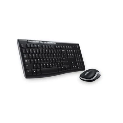 Abbildung von Logitech MK270 Kabelloses Set mit Tastatur und Maus für Windows, Griechisches Layout Schwarz