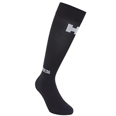 Abbildung von Herzog Compression Socks Pro Black Silver Kuitmaat: 2&quot;,&quot;Beenlengte: Lang,Schoenmaat: 40 44&quot;