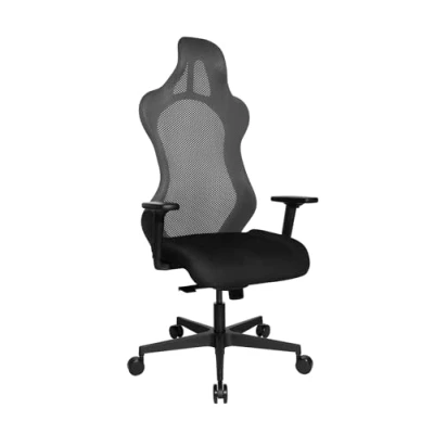 Abbildung von Topstar Bürostuhl Gamingstuhl Sitness RS Sport inkl. Armlehnen schwarz/schwarz grau