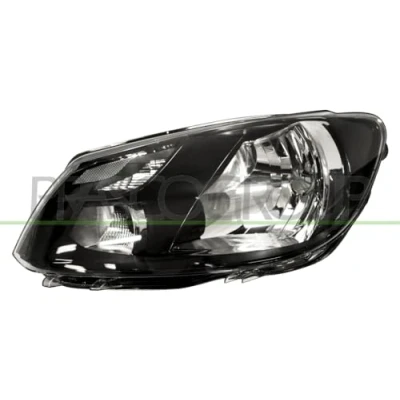 Abbildung von PRASCO VG9064814 Scheinwerfer links H4 schwarz mit Stellmotor für LWR VOLKSWAGEN: Caddy 3 Kombi, Touran I, Kastenwagen