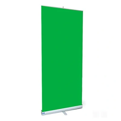 Abbildung von MyMaxxi Mobile Greenscreen Videorückwand als Streaming Hintergrund 120x210 cm Video Foto Photo Background Photography Chromakey