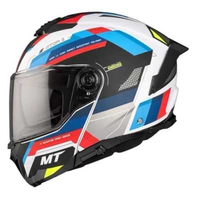 Abbildung von DOBLE XX MT Helmets Atom 2 Bast A0 Modularhelm, perlweiß, 22.06, mit Sonnenbrille, Unisex, Zulassung, P/J (M 57/58)