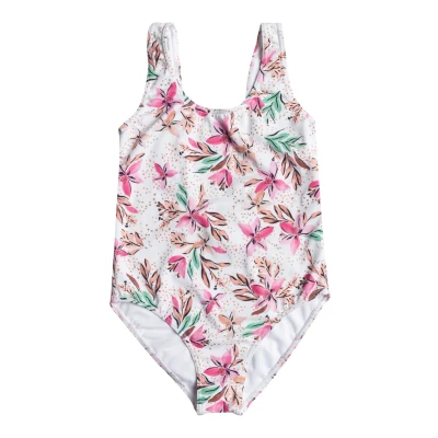 Abbildung von Roxy Happy Tropical ONE Piece Badeanzug für Kinder, Größe: 164, Rose/white