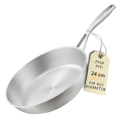 Abbildung von SILBERTHAL Bratpfanne Unbeschichtet 24cm Induktion