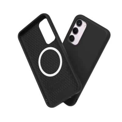 Abbildung von RhinoShield Hülle kompatibel mit [Galaxy S23+] SolidSuit MagSafe Stoßdämpfende &amp; schlanke Schutzhülle Premium Finish 3.5 Meter Fallschutz Klassisches Schwarz