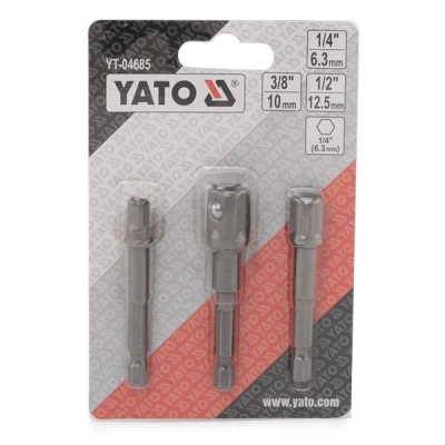 Abbildung von YATO YT 04685 Bithalter 1/4, 3/8, 1/2