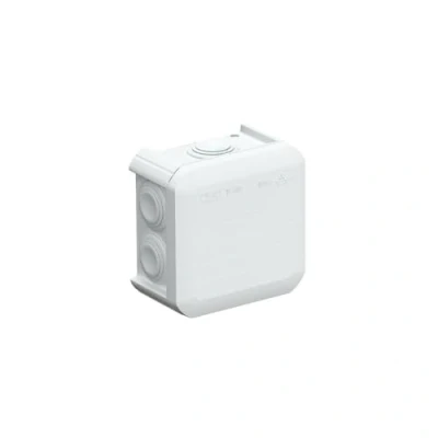 Abbildung von OBO Schmiedebox T607 Stück M25 Membranen114x114 mm, hellgrau halogenfrei