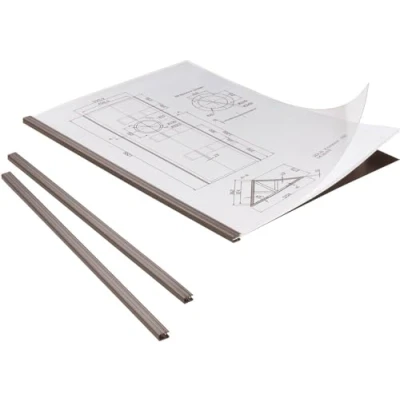 Abbildung von Durable Klemmschienen Set Duragrip, für 1 15 Blatt DIN A4, schwarz, 294201