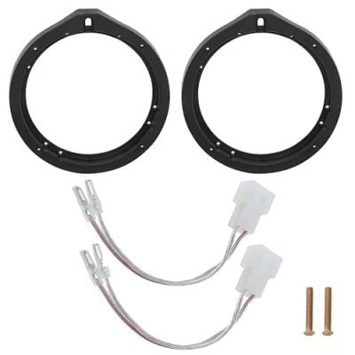 Abbildung von RED WOLF Lautsprecher Adapter + Kabelbaum für Honda Civic Accord CRV, Acura 20052019 Aftermarket 16,5 cm 17,1 Abstandshalter, Adapterhalterung, 1 Paar