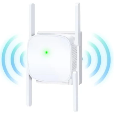 Abbildung von WLAN Verstärker 1200Mbit/s WiFi Repeater,Dualband 5GHz &amp; 2.4GHz Repeater Mit WPS,WiFi Internet Kompatibel Allen Geräten,WiFi Range Extender LAN/WAN Port