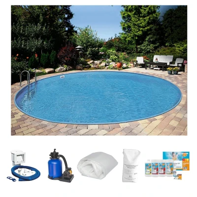 Abbildung von Clear Pool Rundpool &quot;Premium Ibiza&quot;, (Set), inkl. umfangreichem Zubehör in verschiedeneren Größen