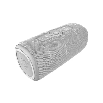 Abbildung von Fresh &#039;n Rebel Bold M2, Bluetooth Lautsprecher mit 24 Uhr spielzeit, Wasserdichter (IP67) Tragbarer musikbox Bluetooth, Party Mode, Lautstärkeregelungsring, Tiefe Bässe, Kräftige Lautstärke (Grau)