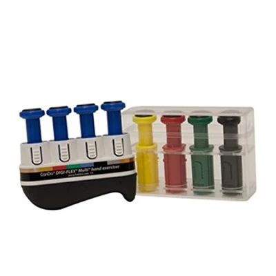 Abbildung von CanDo Handtrainer, Fingertrainer Digi Flex® 1 Basisgerät, 8 Knöpfe (4 schwer, sehr leicht, medium, schwer)