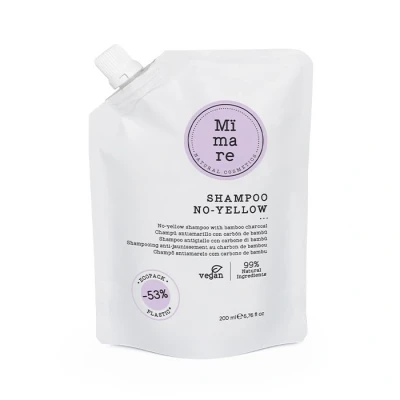 Abbildung von Mïmare Shampoo No Yellow 200 ml Für blondes haar ohne sulfate silikon