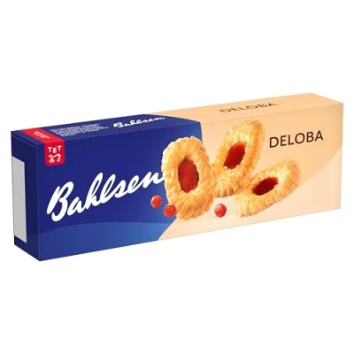 Abbildung von Bahlsen Deloba 1er Pack Blättergebäck mit Johannisbeer Kirsch Füllung (1 x 100g)