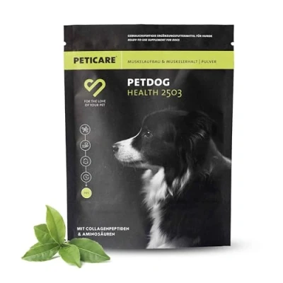 Abbildung von Peticare Muskulatur Pulver für Hunde, mit essenziellen Aminosäuren, Kollagen 250 g